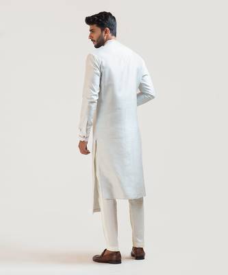 Overlapping Madhubani Embroidered Kurta Set 3