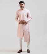 Onion Pink Pleated Kurta Set