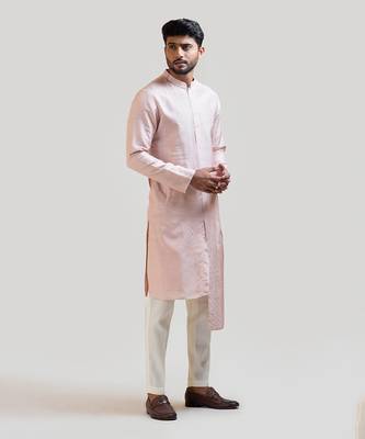 Onion Pink Pleated Kurta Set 2