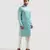 Baby blue Mirrorwork Kurta Set
