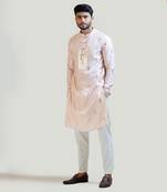 Sweet Pink Mirrorwork Kurta Set
