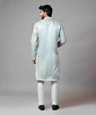 Mirror Work Kurta With Pant Pajama 2