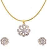 Plated Pretty Power Pendant Set for Women