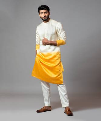 Ombre Shaded Kurta And Pant Pajama 3