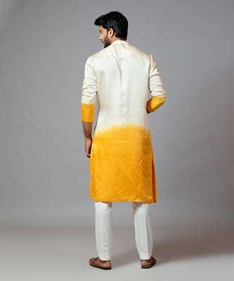 Ombre Shaded Kurta And Pant Pajama 4