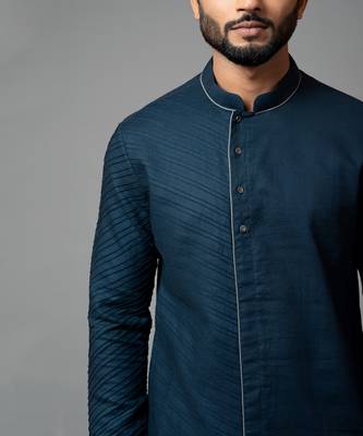 Pintucks Kurta With Pant Pajama 4