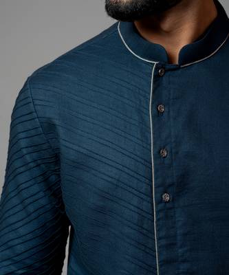 Pintucks Kurta With Pant Pajama 5