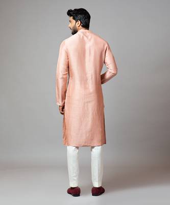 Plain Kurta With Pant Pajama 3
