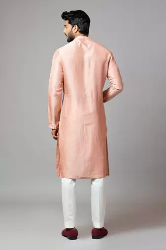 Plain Kurta With Pant Pajama