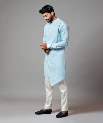 Assymetric Kurta And Pant Pajama 1