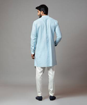 Assymetric Kurta And Pant Pajama 3