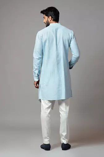 Assymetric Kurta And Pant Pajama