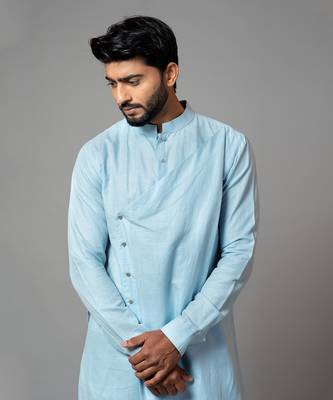 Assymetric Kurta And Pant Pajama 4