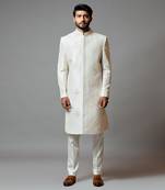 White Embroidered Sherwani