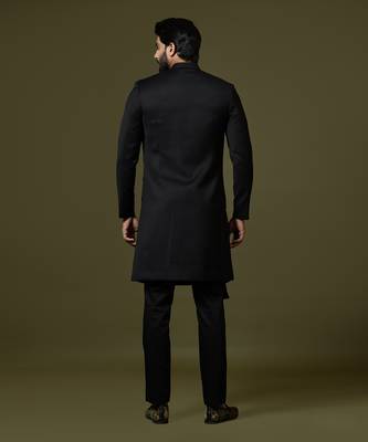 Black Achkan Set 10
