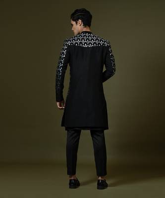 Black Achkan Set 4