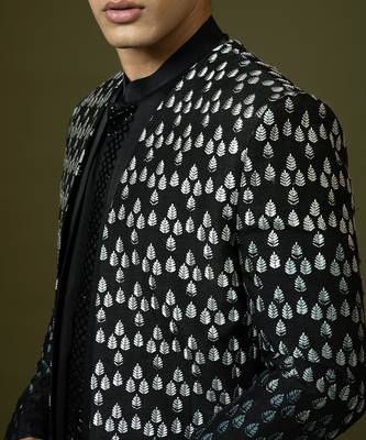 Black Achkan Set 5