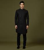 Chocolate Brown Achkan Set