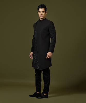 Chocolate Brown Achkan Set 6