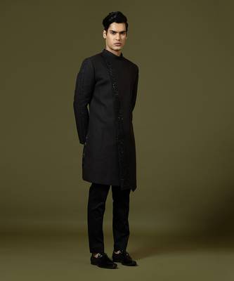 Chocolate Brown Achkan Set 7