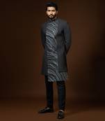 Dark Grey Achkan Set