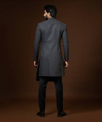 Dark Grey Achkan Set 3