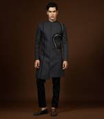 Slate Grey Achkan Set