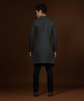 Slate Grey Achkan Set 3