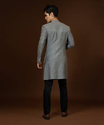 Dark Grey Achkan Set 7