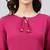 Magenta Colour Ethnic gota patti Work Silk Kurti For Formal Looks