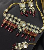 Steorra Jewels traditional Premimum Necklace Set for Women