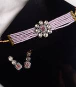 Steorra Jewels traditional Premimum Necklace Set for Women