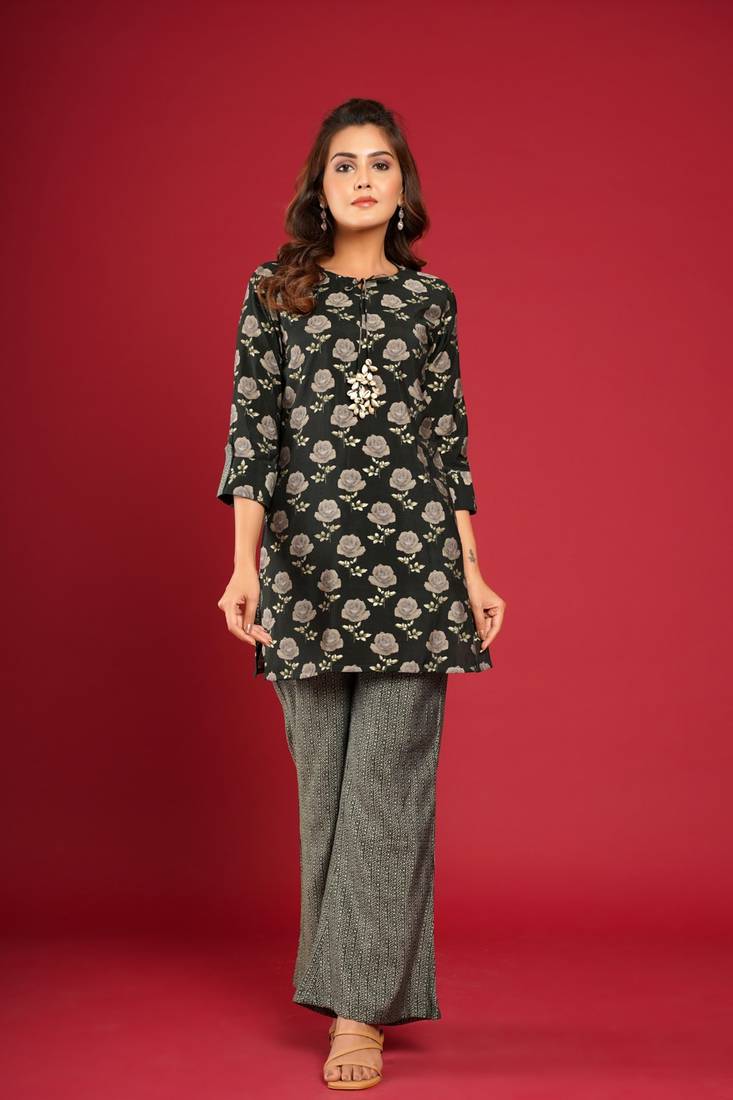 MUSLIN PRINTED CO-ORD SET