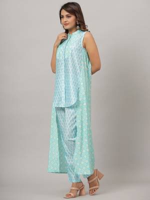 MUSLIN PRINTED CO-OD SET 4