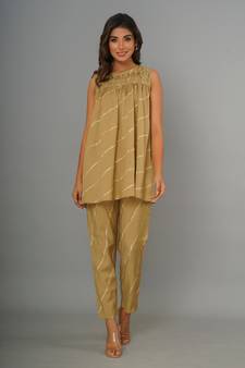 MUSLIN PRINTED CO-ORD SET