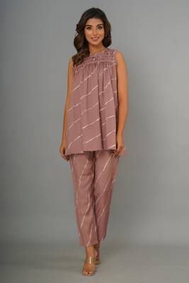 MUSLIN PRINTED CO-ORD SET 1