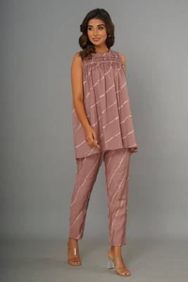 MUSLIN PRINTED CO-ORD SET 4