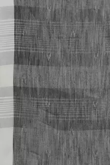 Grey woven pure linen saree with blouse
