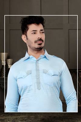 Pattern work pathani with Thread work 2