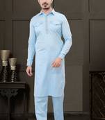 Pattern work pathani with Thread work