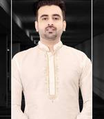 Embroidery Kurta with fancy button
