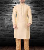 Embroidery Kurta with fancy button
