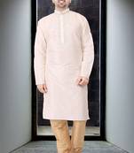 Embroidery Kurta with fancy button