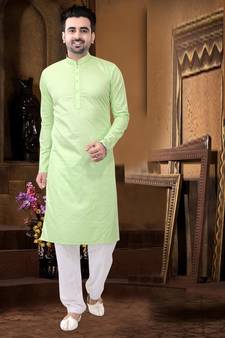 Embroidery Kurta with fancy button