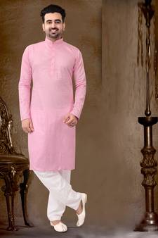 Embroidery Kurta with fancy button