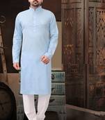 Threading work front and collar pattern sticthed