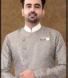 Pattern Stitched front open indo