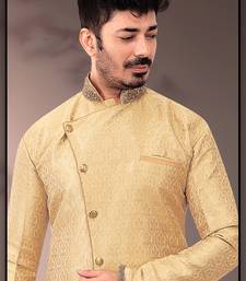 pattern stitched indo with hand work in collar & Sleeves