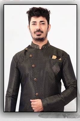 pattern stitched indo with hand work in collar & Chest 2