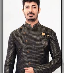 pattern stitched indo with hand work in collar & Chest